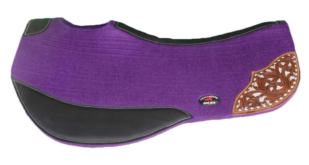 32" x 32" Western Contoured Wool Felt Saddle Pad W960900