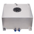 5 Gallon 20L Polished Aluminum Fuel Cell Tank with Cap and Level Sender W572898