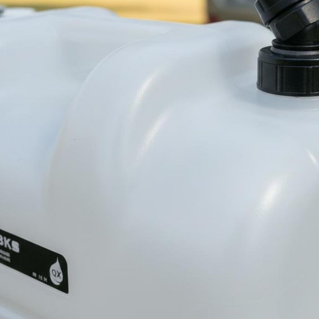 Black Portable Water Tank with Faucet and Wheels N840