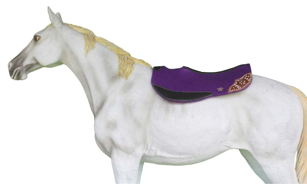 32" x 32" Western Contoured Wool Felt Saddle Pad W960900