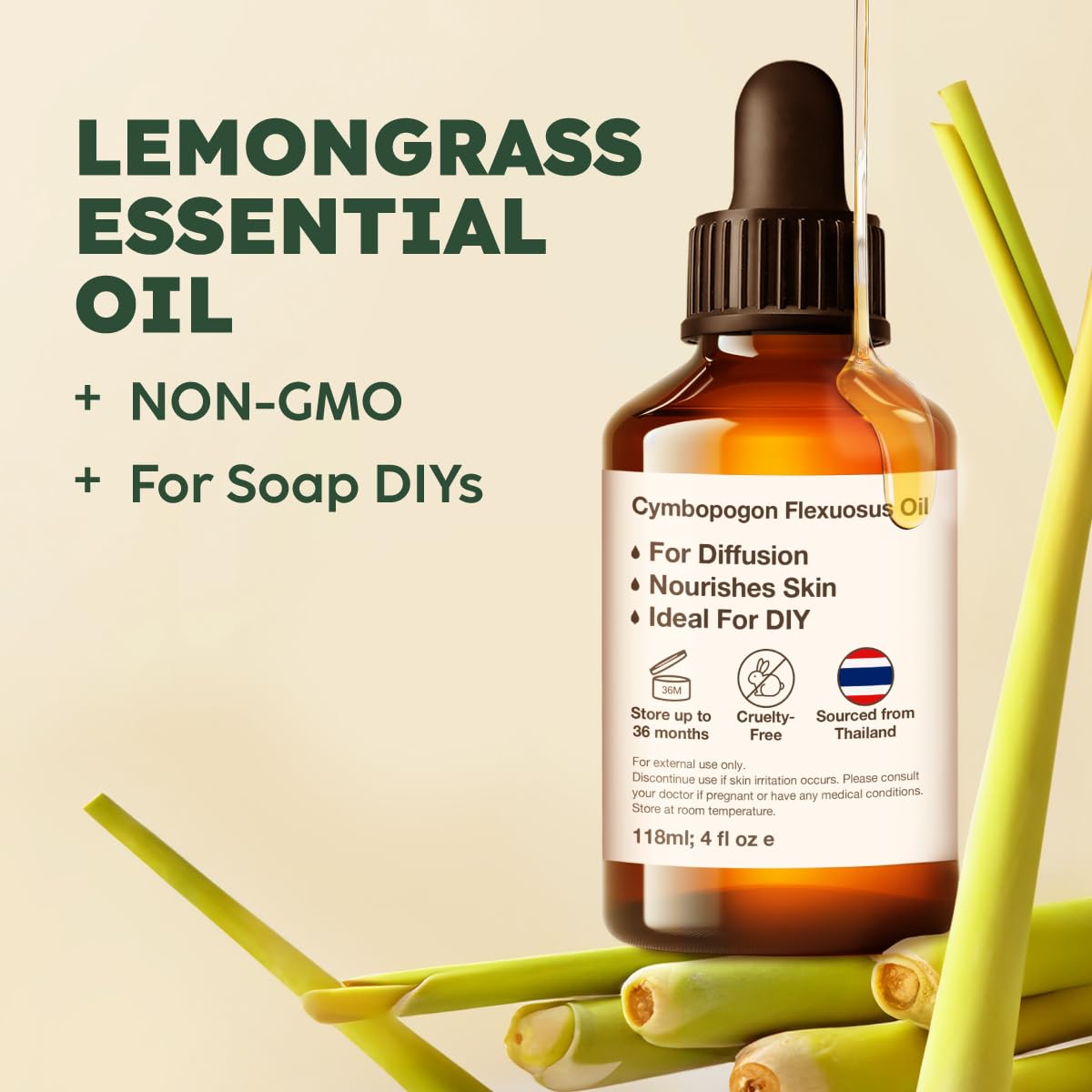 Lemongrass & Lavender Essential Oil Set 2x4 fl oz V439