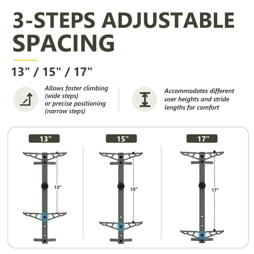 20" Aluminum Tree Stand Climbing Sticks 4 Pack S672