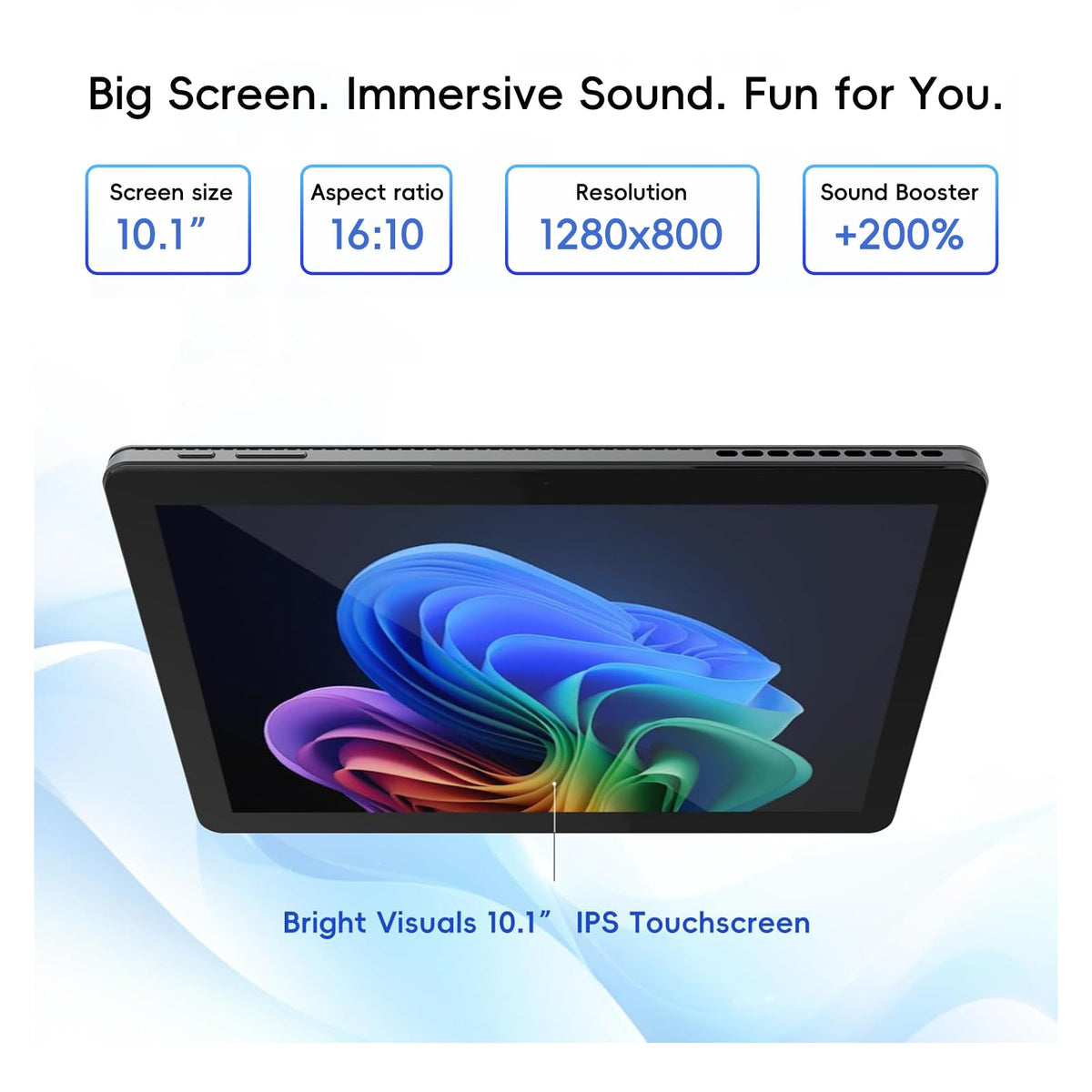 2-in-1 Laptop/Tablet 10.1" FHD IPS Touchscreen 8GB RAM 256GB SSD S625533