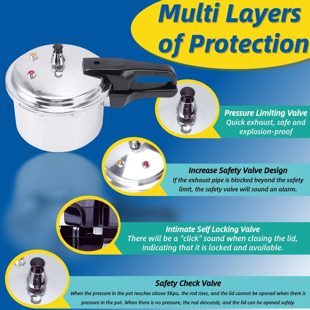 3L Stainless Steel Pressure Cooker M376