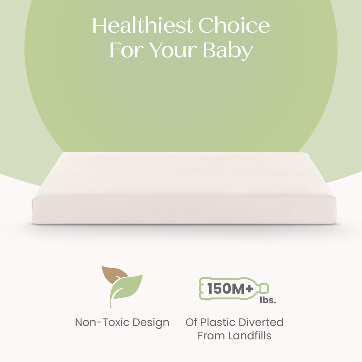Organic Crib and Toddler Mattress E1053