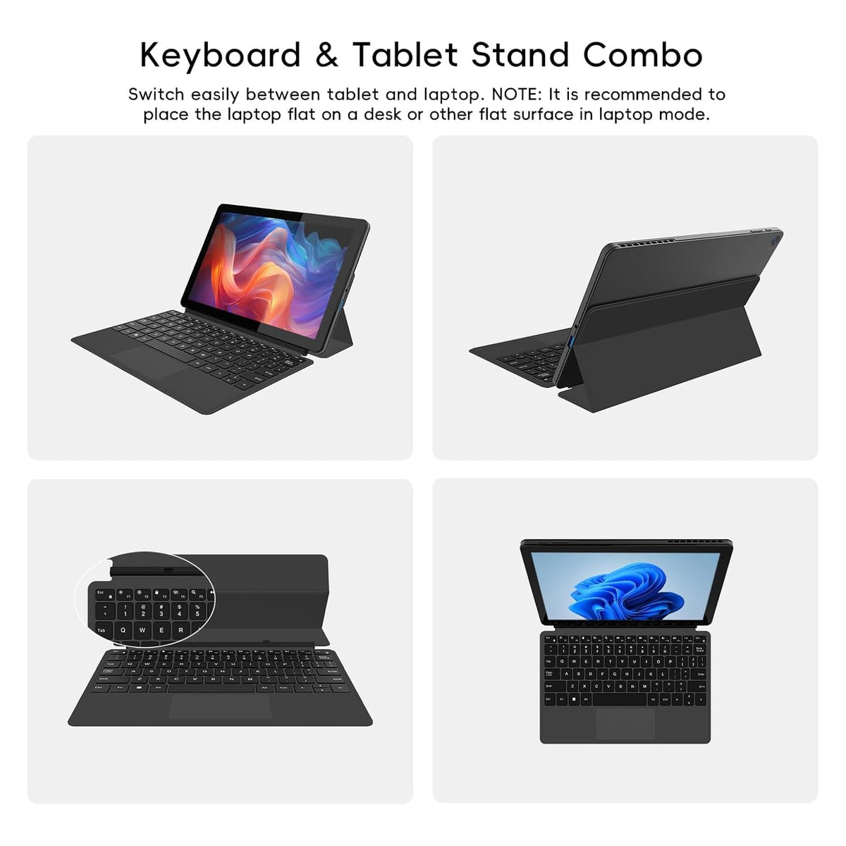 2-in-1 Laptop/Tablet 10.1" FHD IPS Touchscreen 8GB RAM 256GB SSD S625533