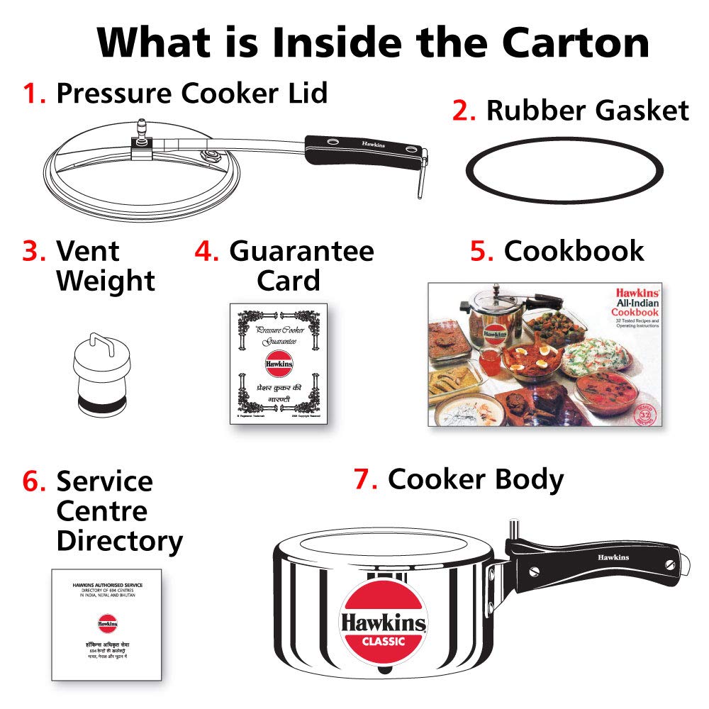 2 Litre Classic Pressure Cooker C657
