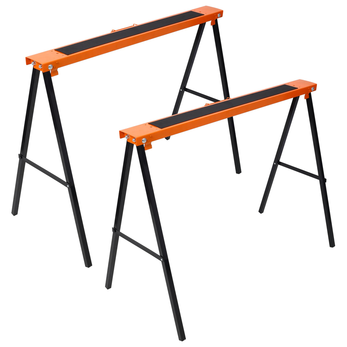 2 Pack Heavy Duty Folding Steel Saw Horses J10100