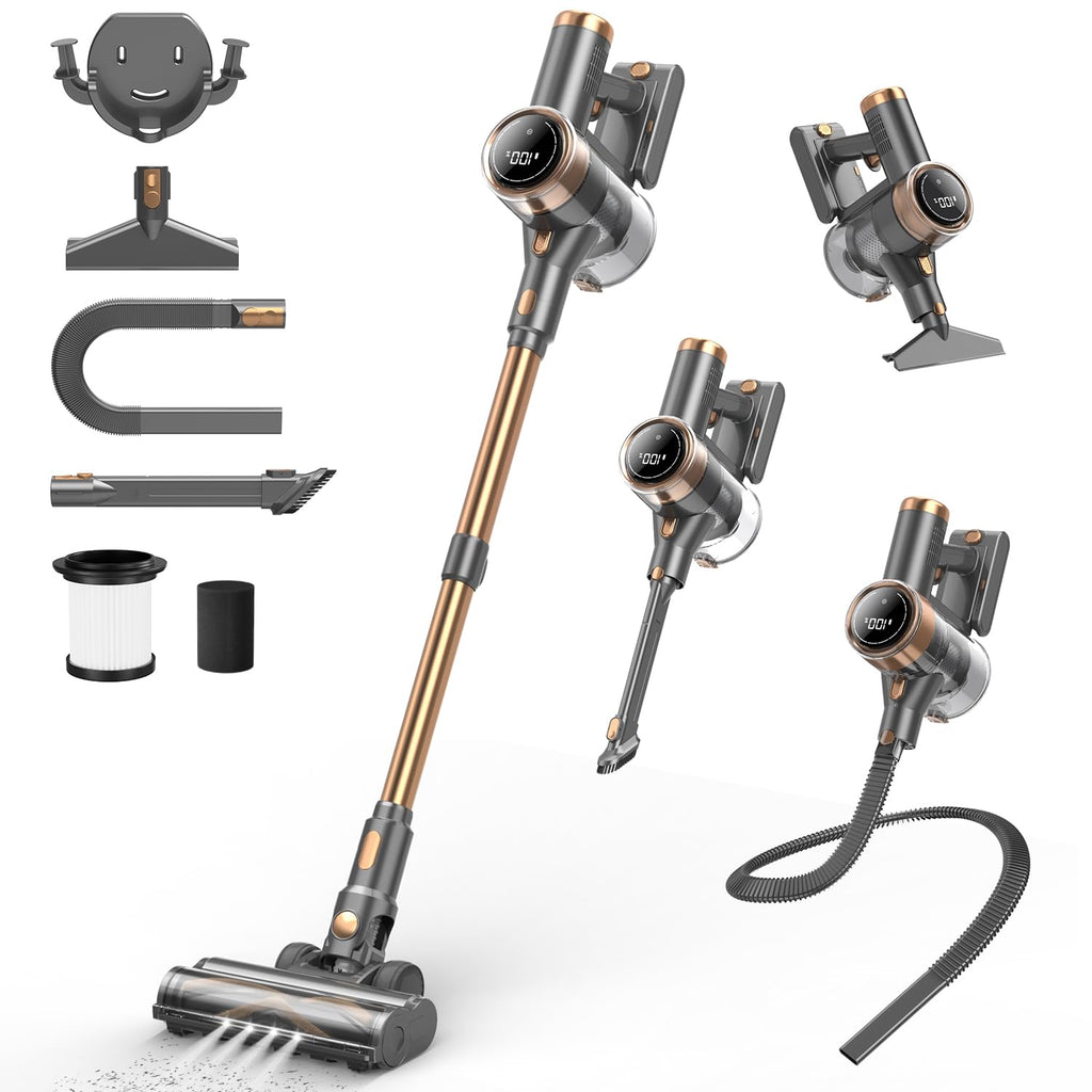 Cordless Stick Vacuum Cleaner 10-in-1 Lightweight 45mins Runtime E662