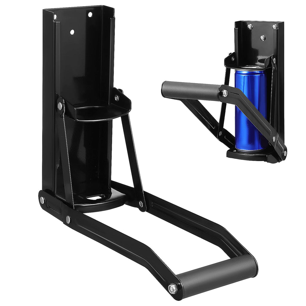Wall Mounted Stainless Steel Can Crusher with Built in Opener E66072