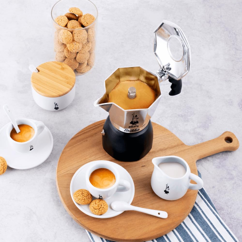 Black 2 Espresso Shots Moka Pot Stovetop Espresso Maker R76215