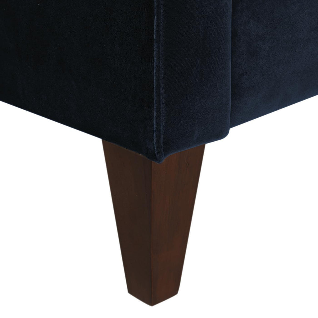 Dark Navy Blue Performance Velvet Tufted Sofa Q434888
