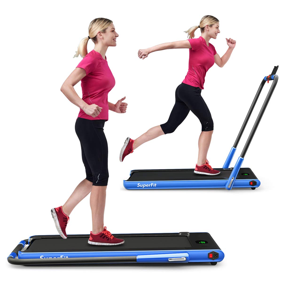 2 in 1 Under Desk Treadmill with Smart App Y545353