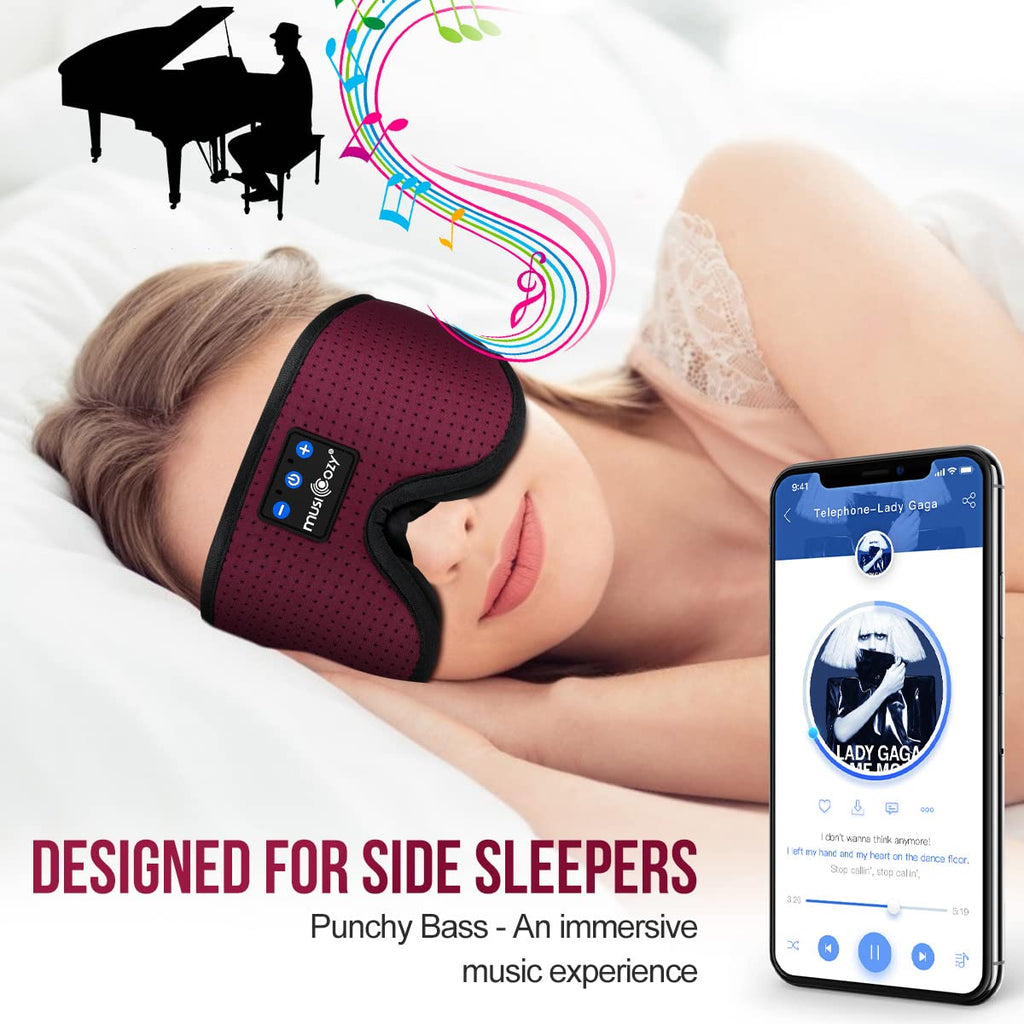 3D Bluetooth Sleep Headphones Headband A976