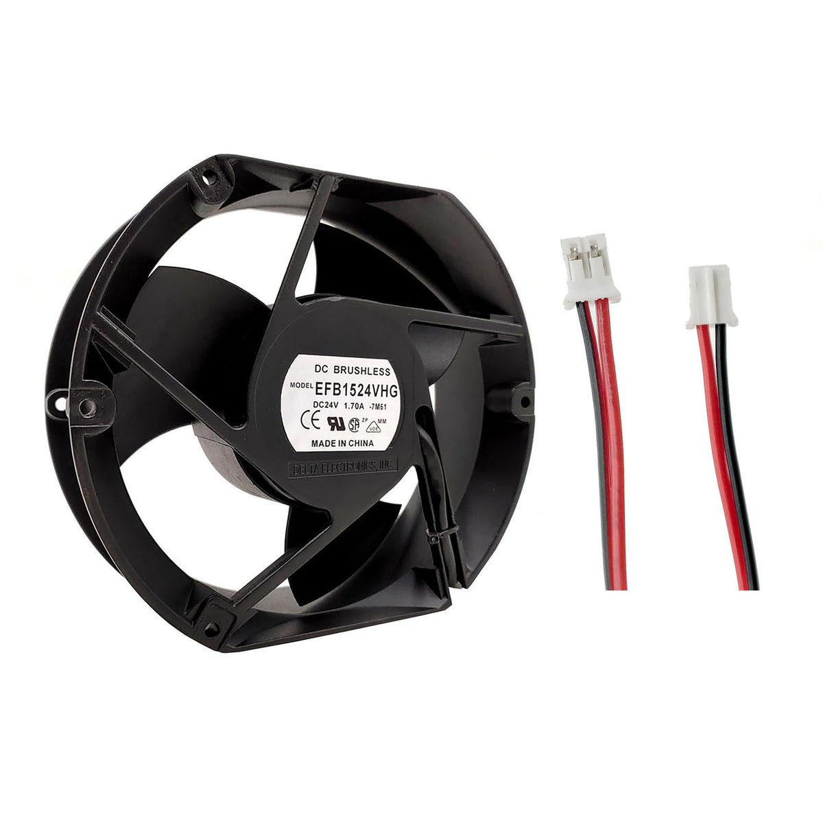 Big Airflow Cooling Fan 172mm x 150mm x 51mm 24V 1.7A Y857