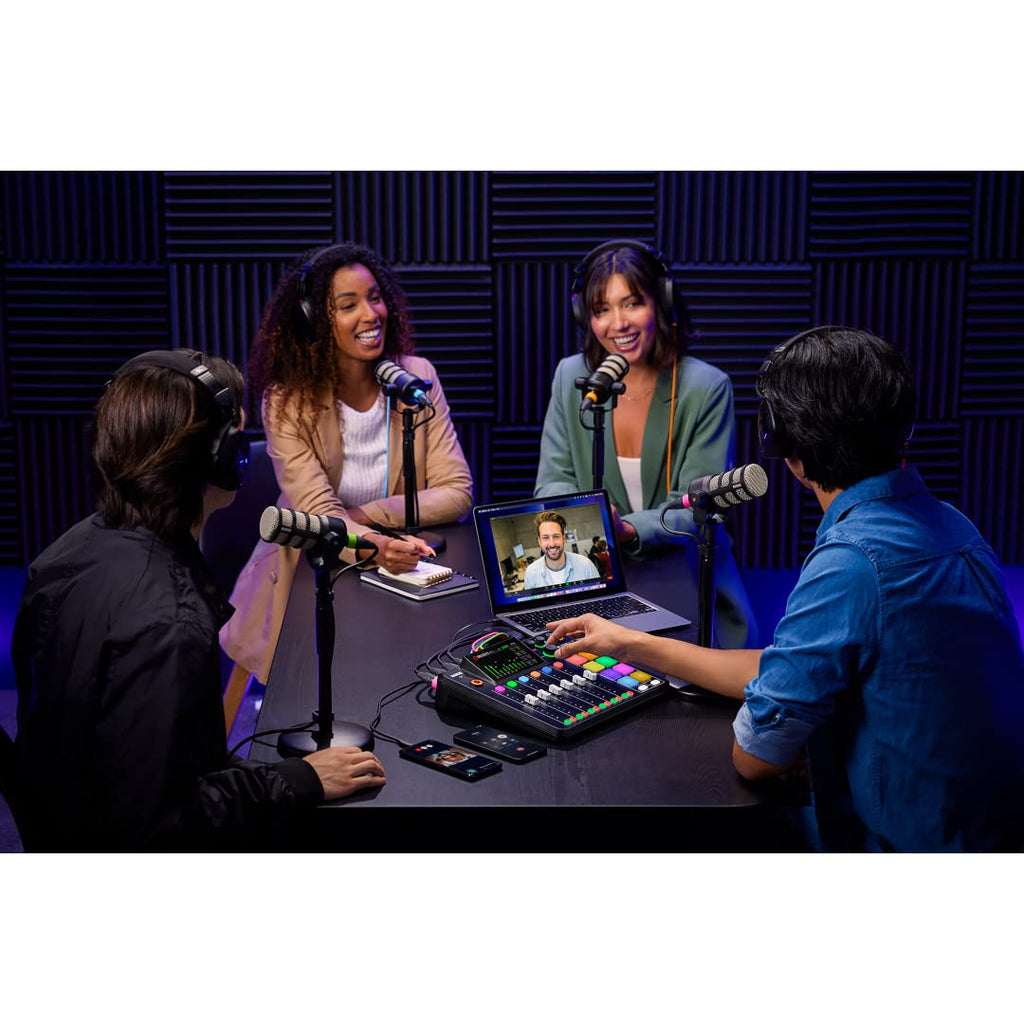 4-Person Podcast Bundle with 4 Mics J2078