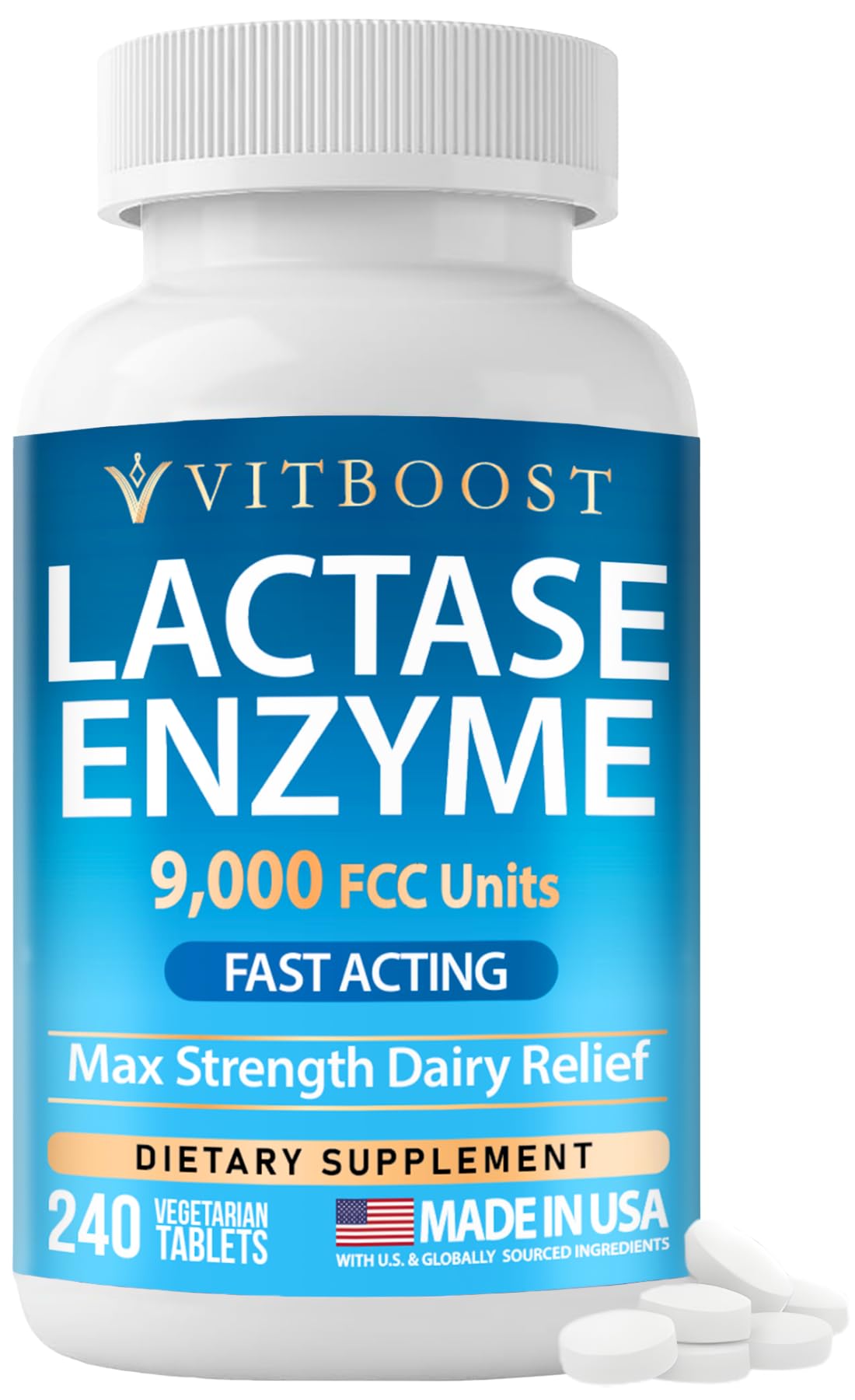 Lactase Enzyme 240 Tablets L3546