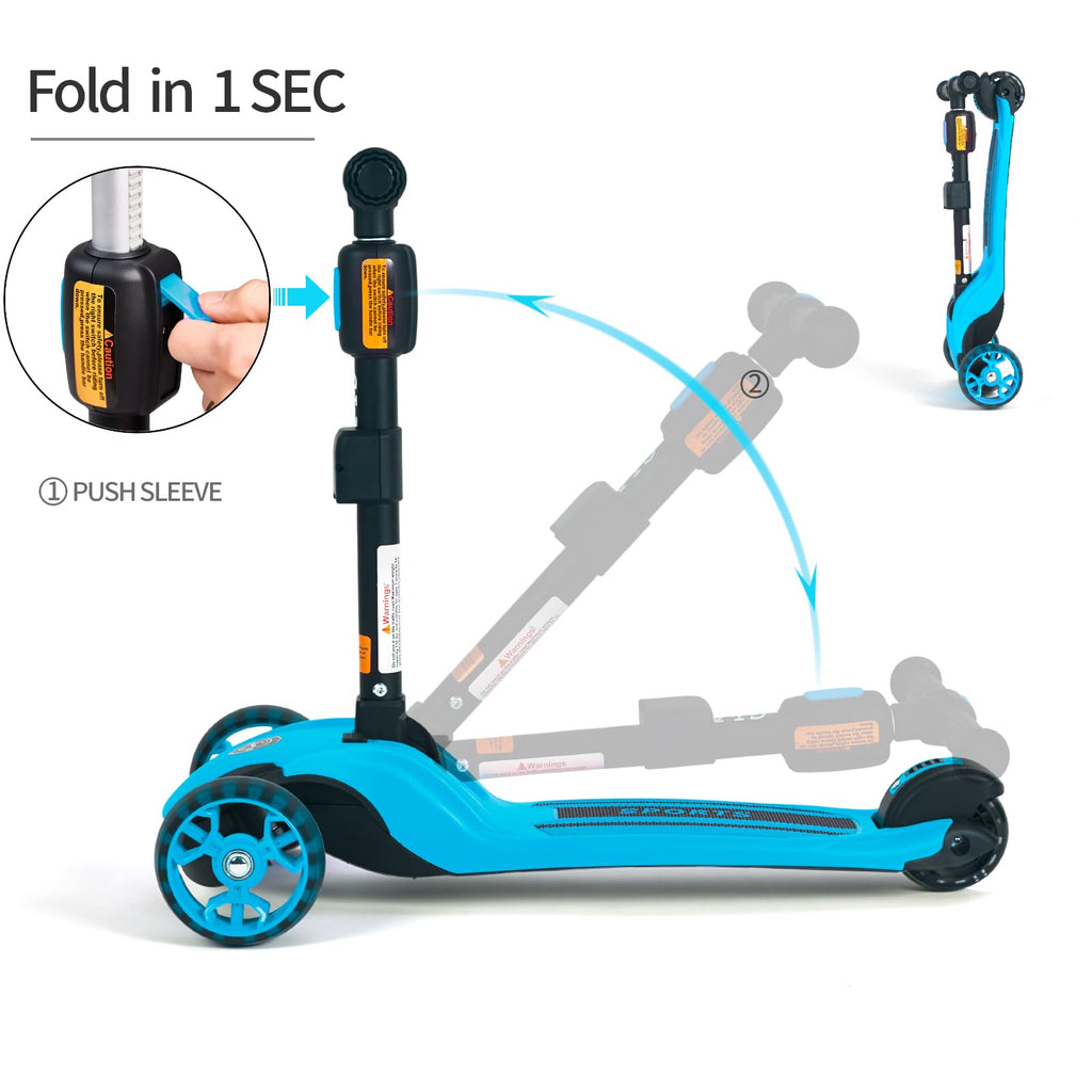 2-in-1 Folding 3 Wheel Kick Scooter T569650