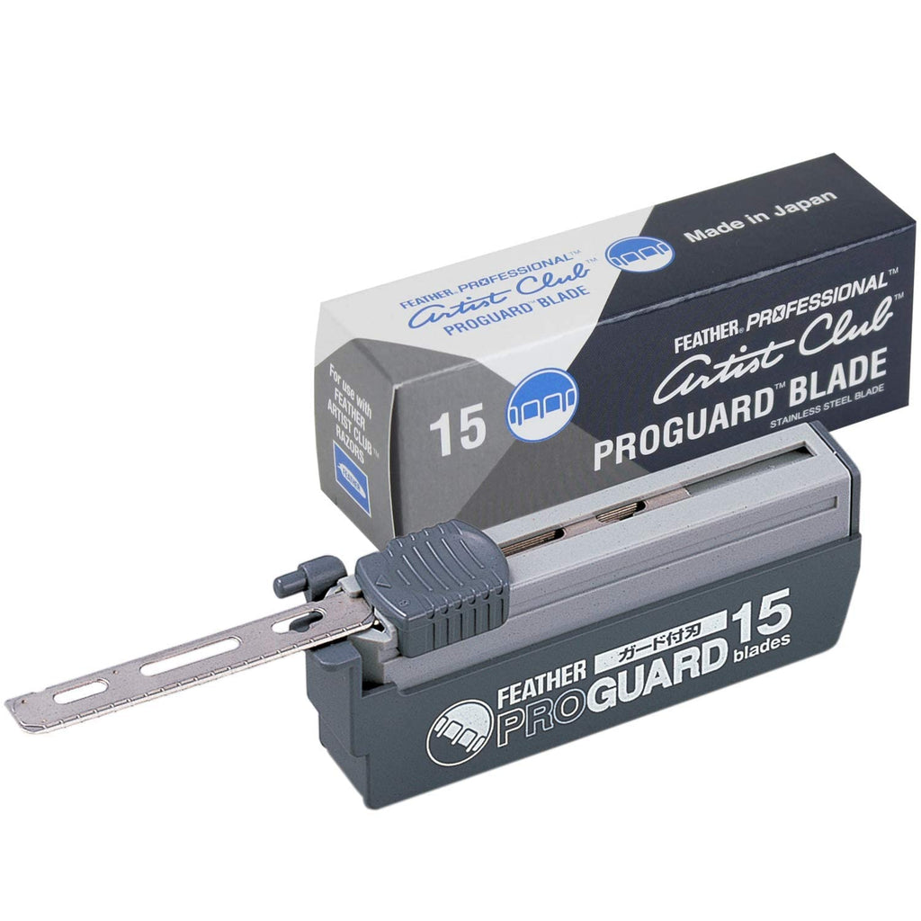 Single Straight Edge Razor Blades with Guard, 5 Pack of 15 Z8870
