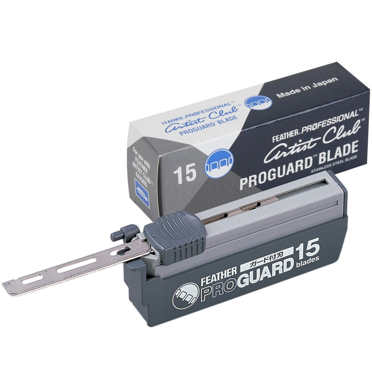 Single Straight Edge Razor Blades with Guard, 5 Pack of 15 Z8870