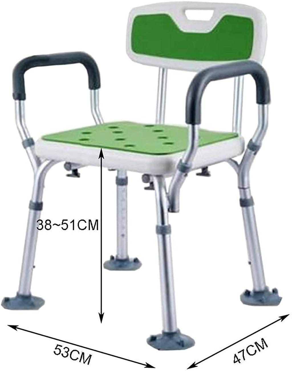 Adjustable Transfer Bench with Arms and Back Q274621