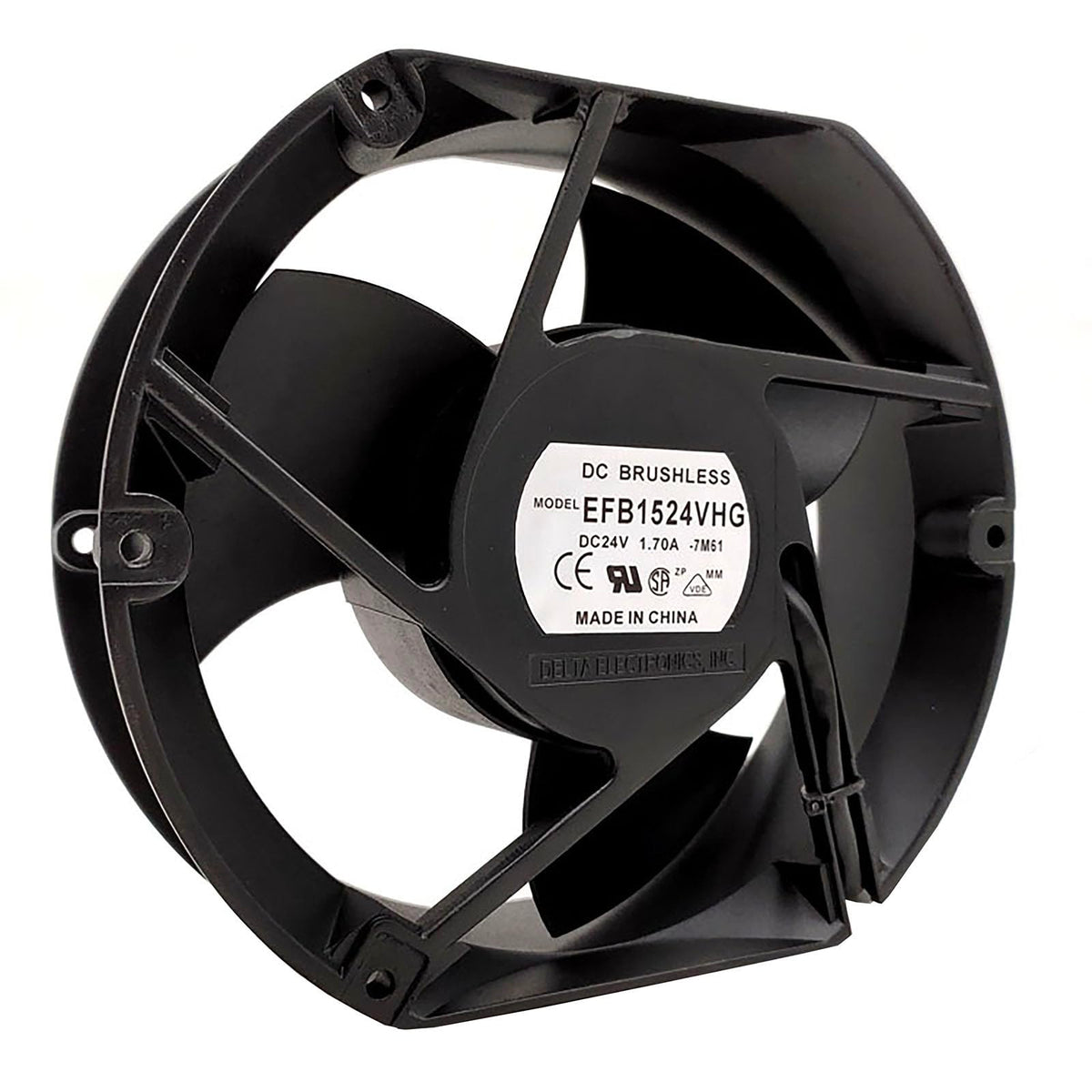 Big Airflow Cooling Fan 172mm x 150mm x 51mm 24V 1.7A Y857