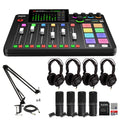 4-Person Podcast Bundle with 4 Mics J2078