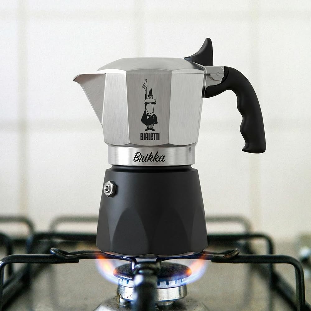 Black 2 Espresso Shots Moka Pot Stovetop Espresso Maker R76215
