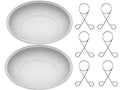 Silver Ash Catcher Pan for 22-inch Kettle Charcoal Grills L125