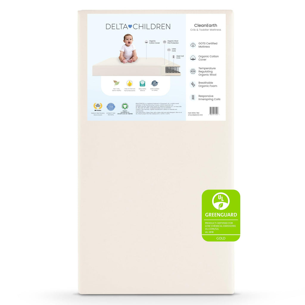 Organic Crib and Toddler Mattress E1053
