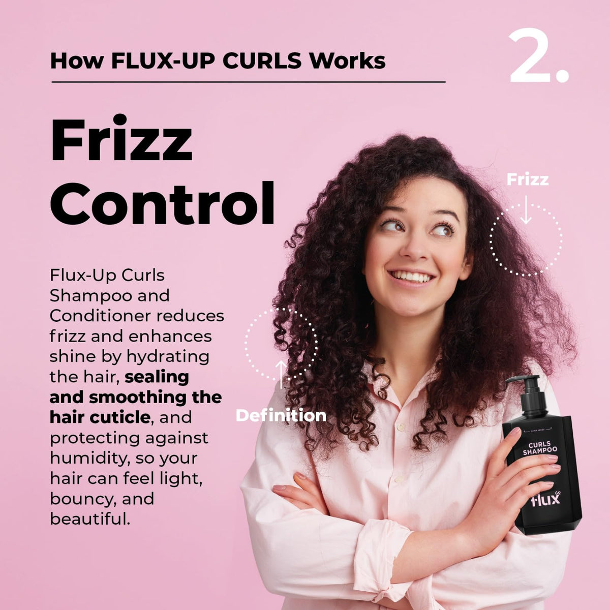 Curly Hair Shampoo & Conditioner Set Sulfate-Free 8 fl oz A5209