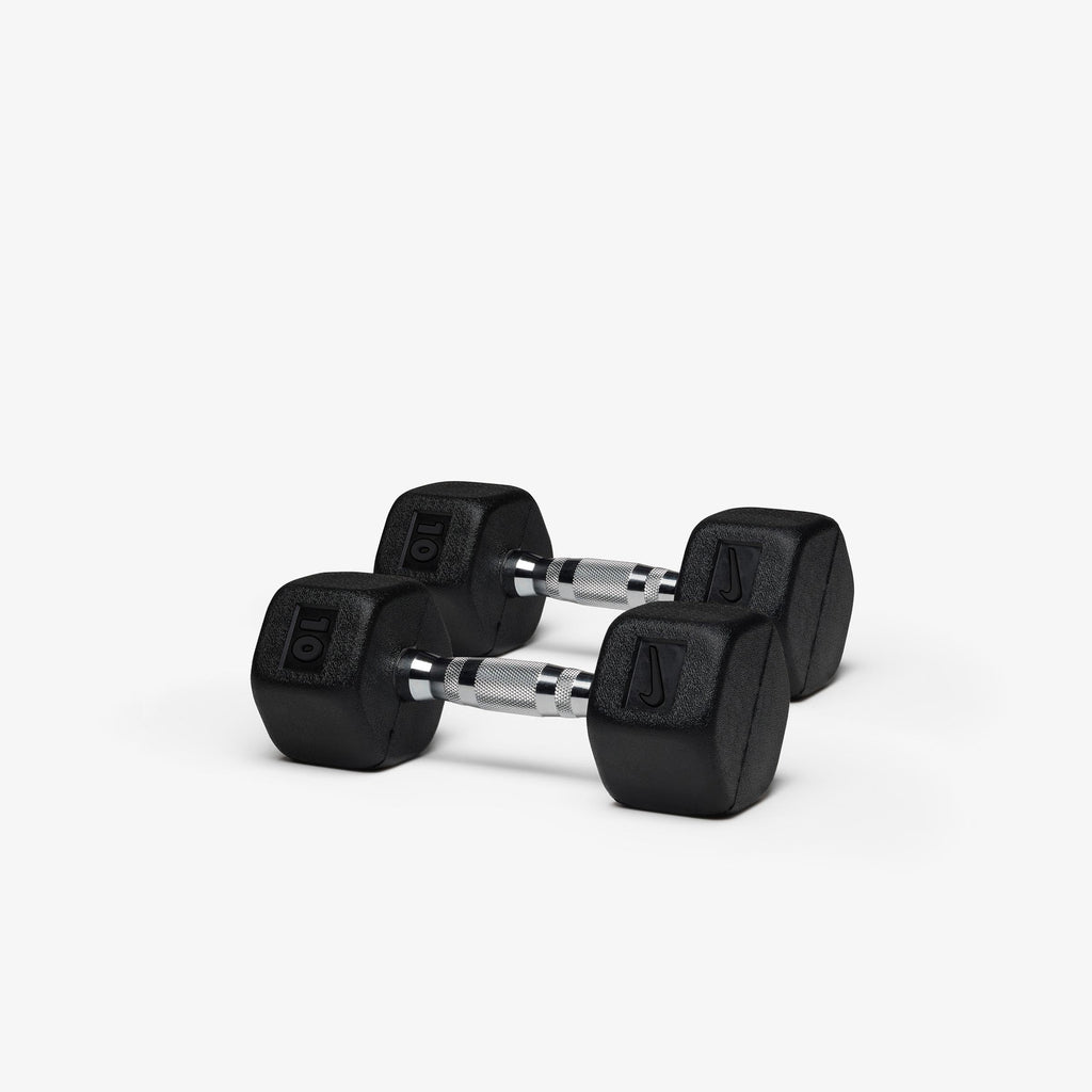 Rubber Hex Dumbbell Pair L907