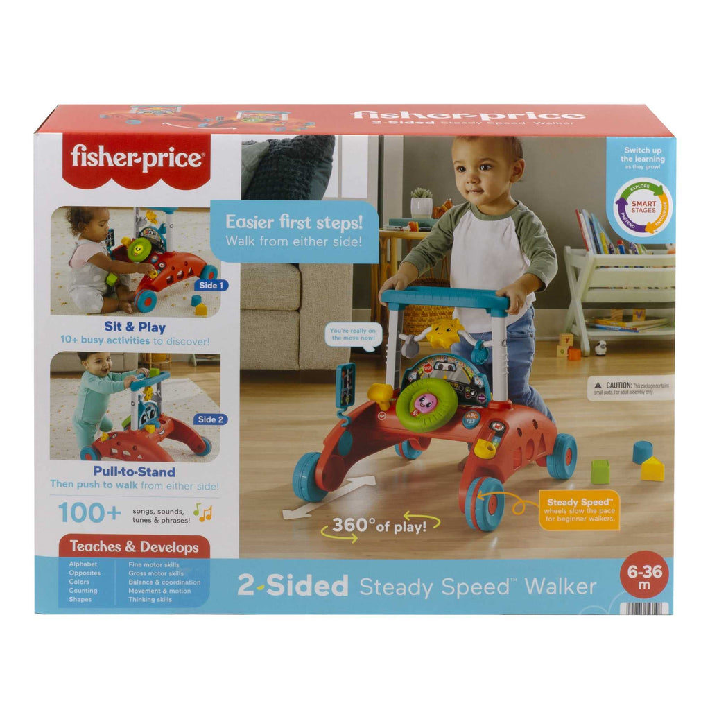 2-Sided Steady Speed Baby Walker with Learning Songs and Sounds Y929