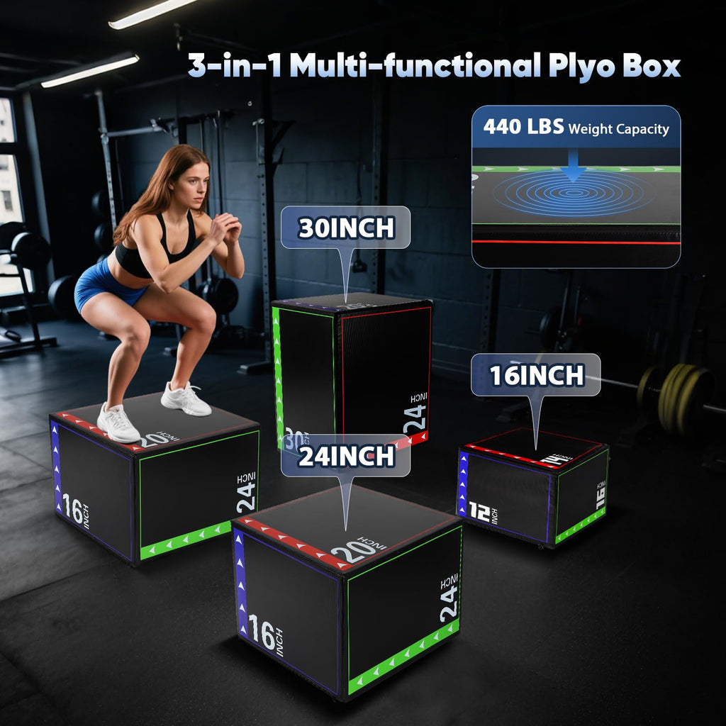 3 in 1 Plyometric Jump Box L94470
