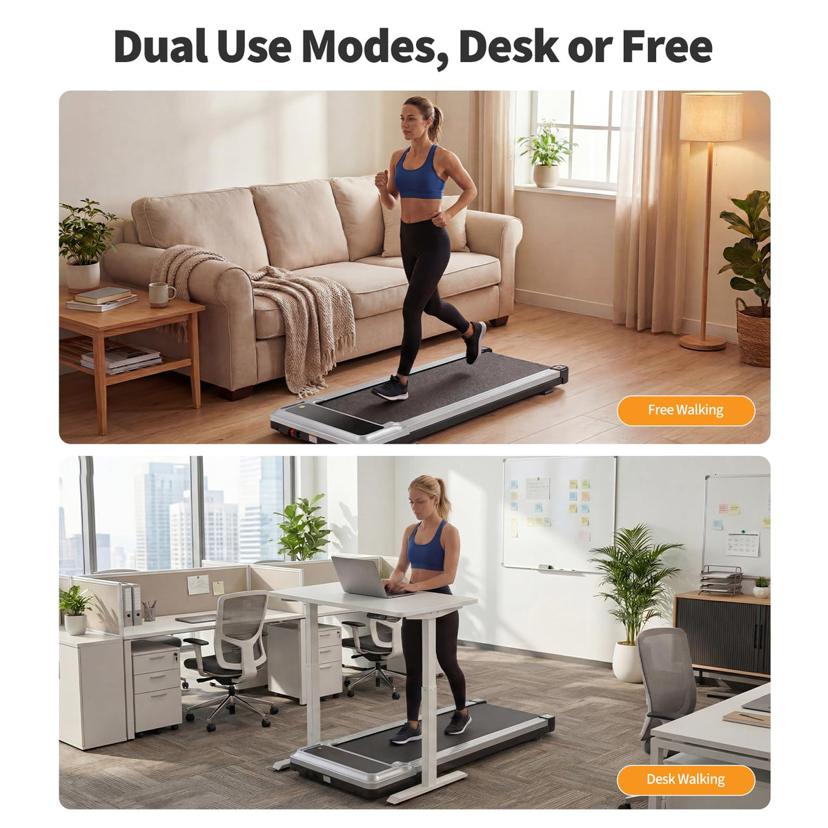 3-in-1 Walking Pad Under Desk Treadmill R906562