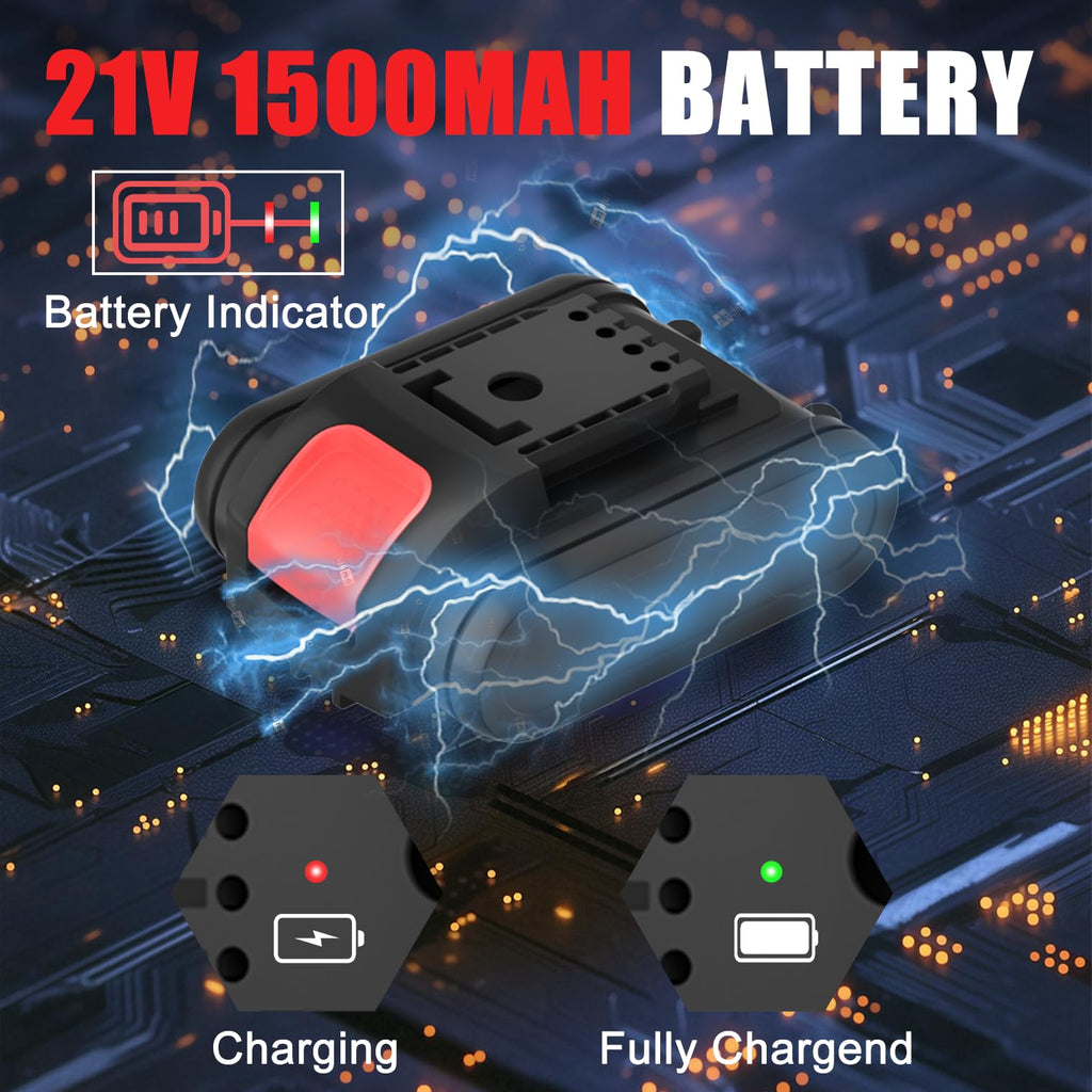 20v Cordless Drill Set with Charger 3/8" Keyless Chuck L191