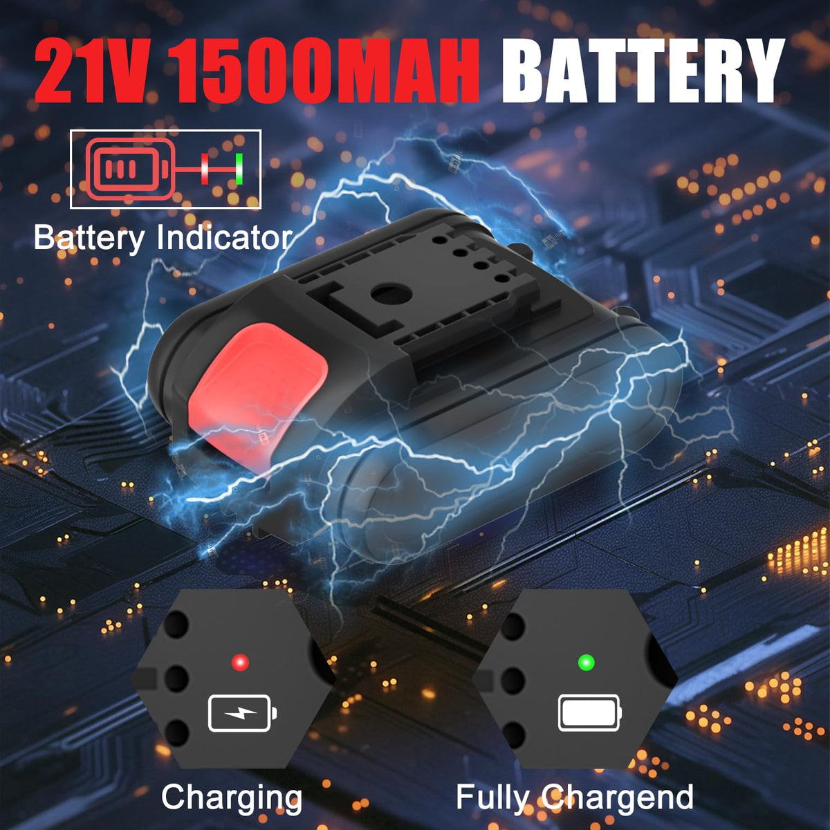 20v Cordless Drill Set with Charger 3/8" Keyless Chuck L191