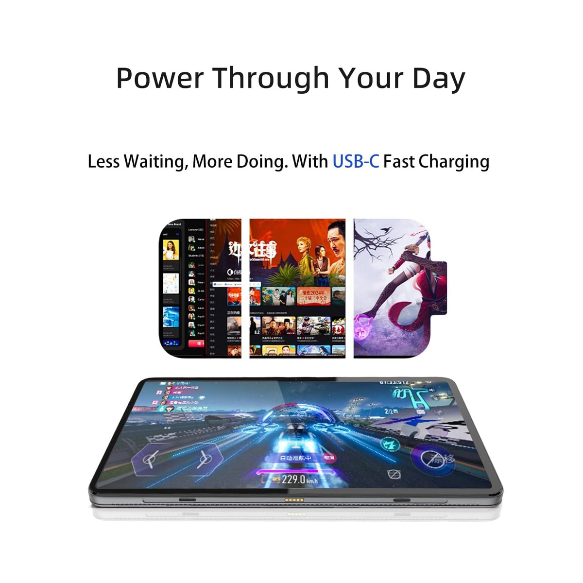 2-in-1 Laptop/Tablet 10.1" FHD IPS Touchscreen 8GB RAM 256GB SSD S625533