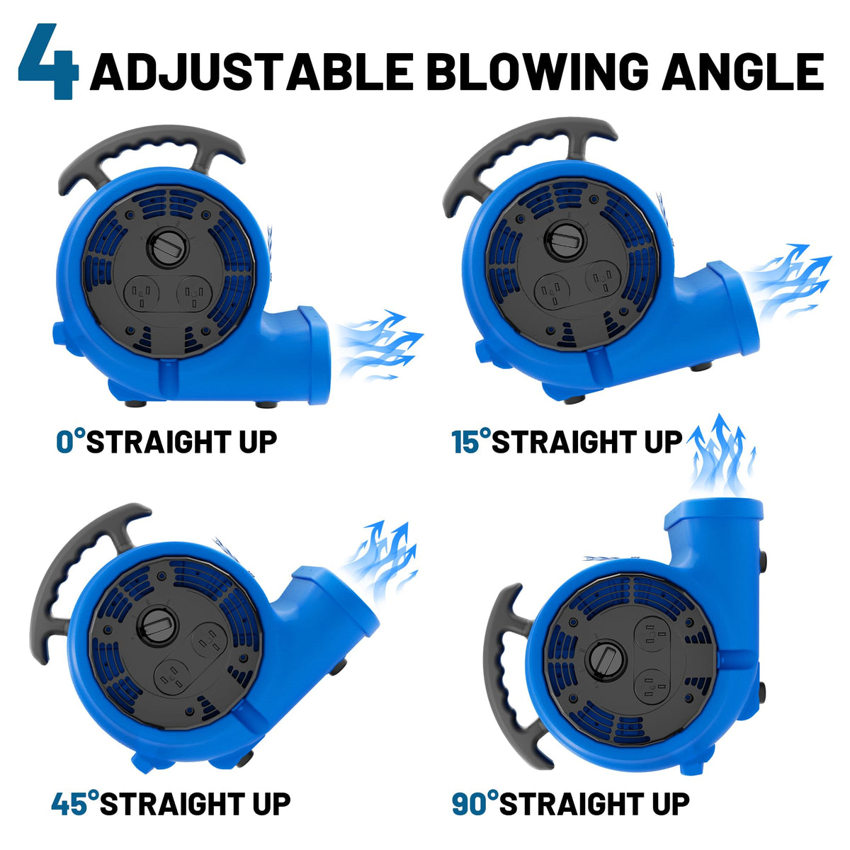 Industrial 1/3HP 1200CFM Air Mover Blower Fan J2941