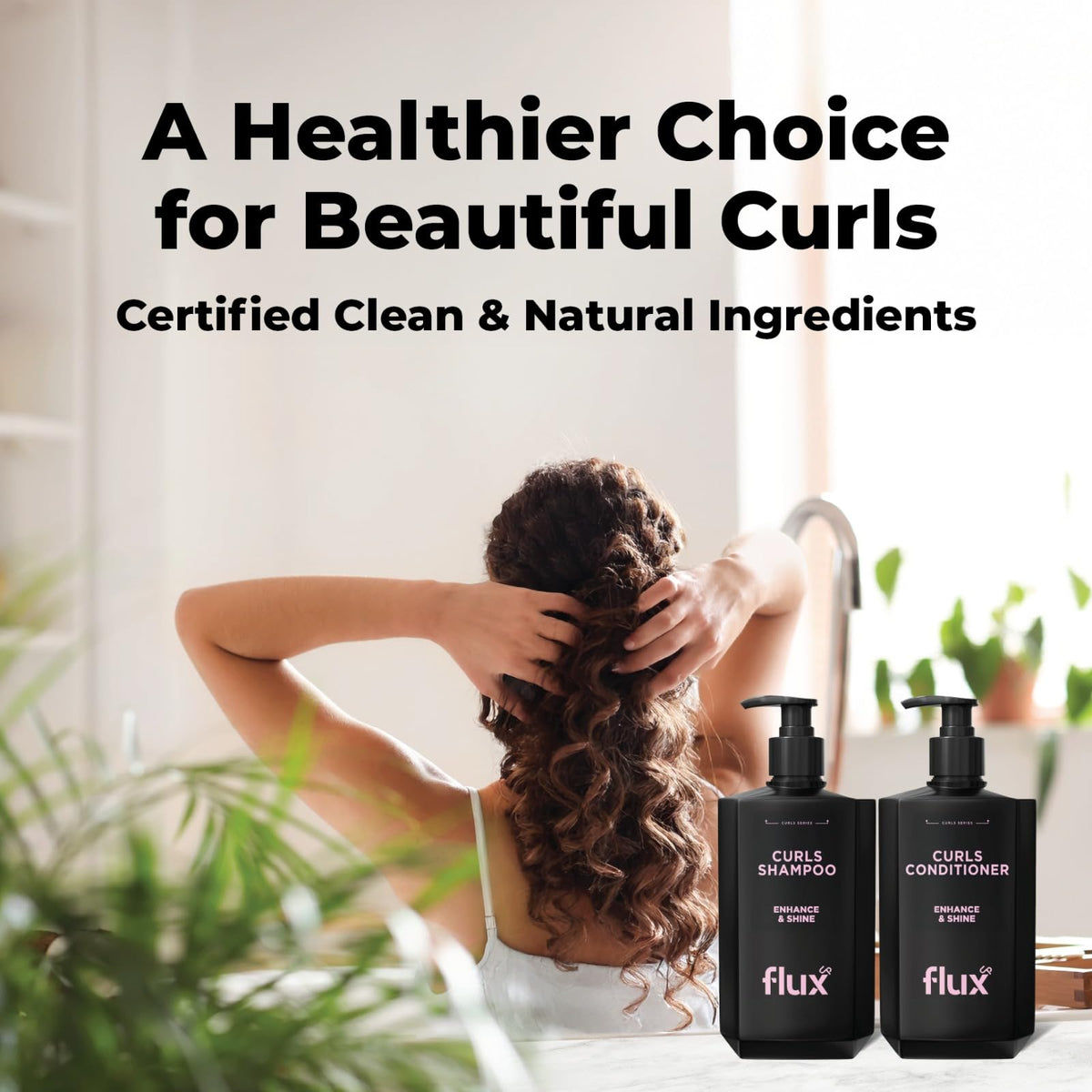 Curly Hair Shampoo & Conditioner Set Sulfate-Free 8 fl oz A5209