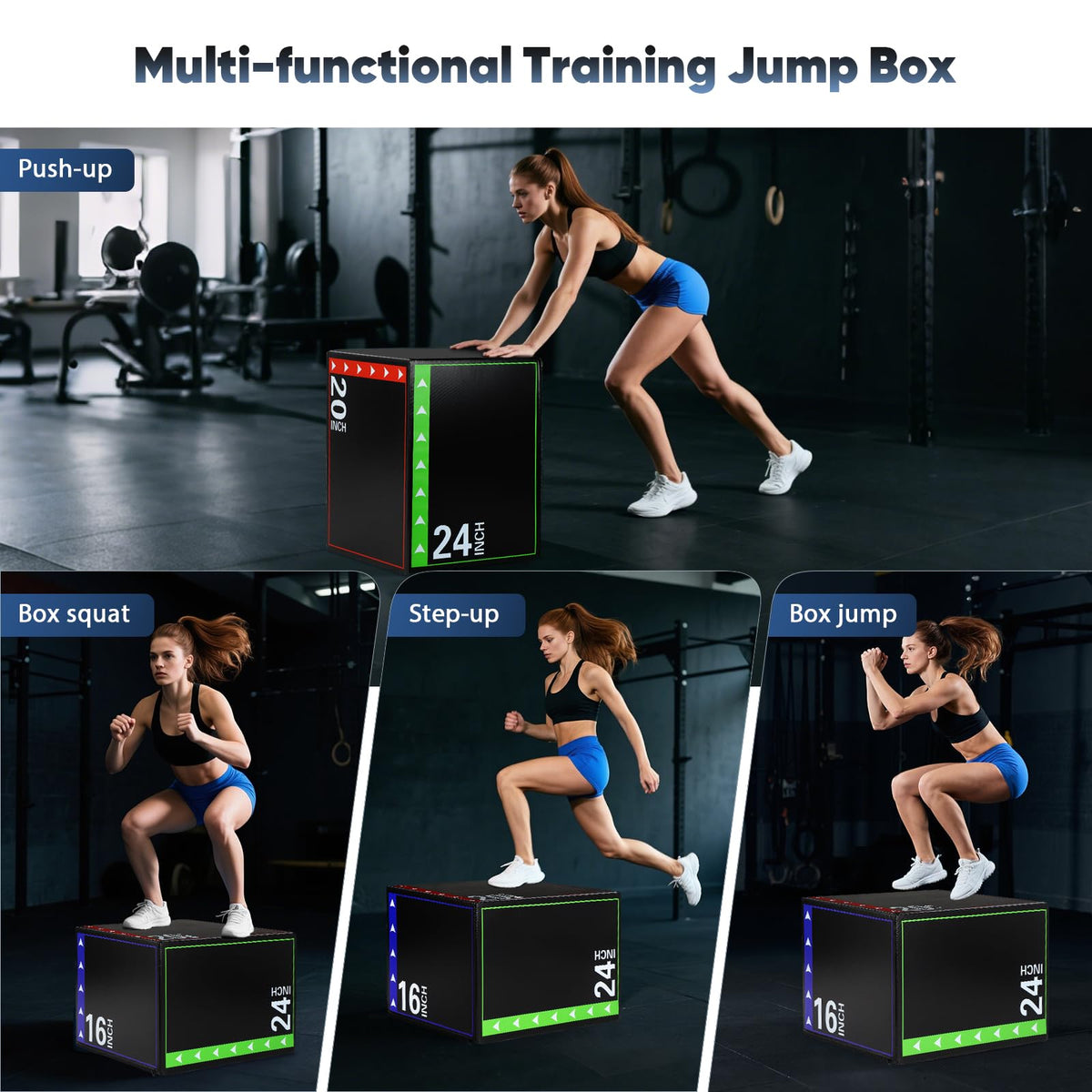 3 in 1 Plyometric Jump Box L94470