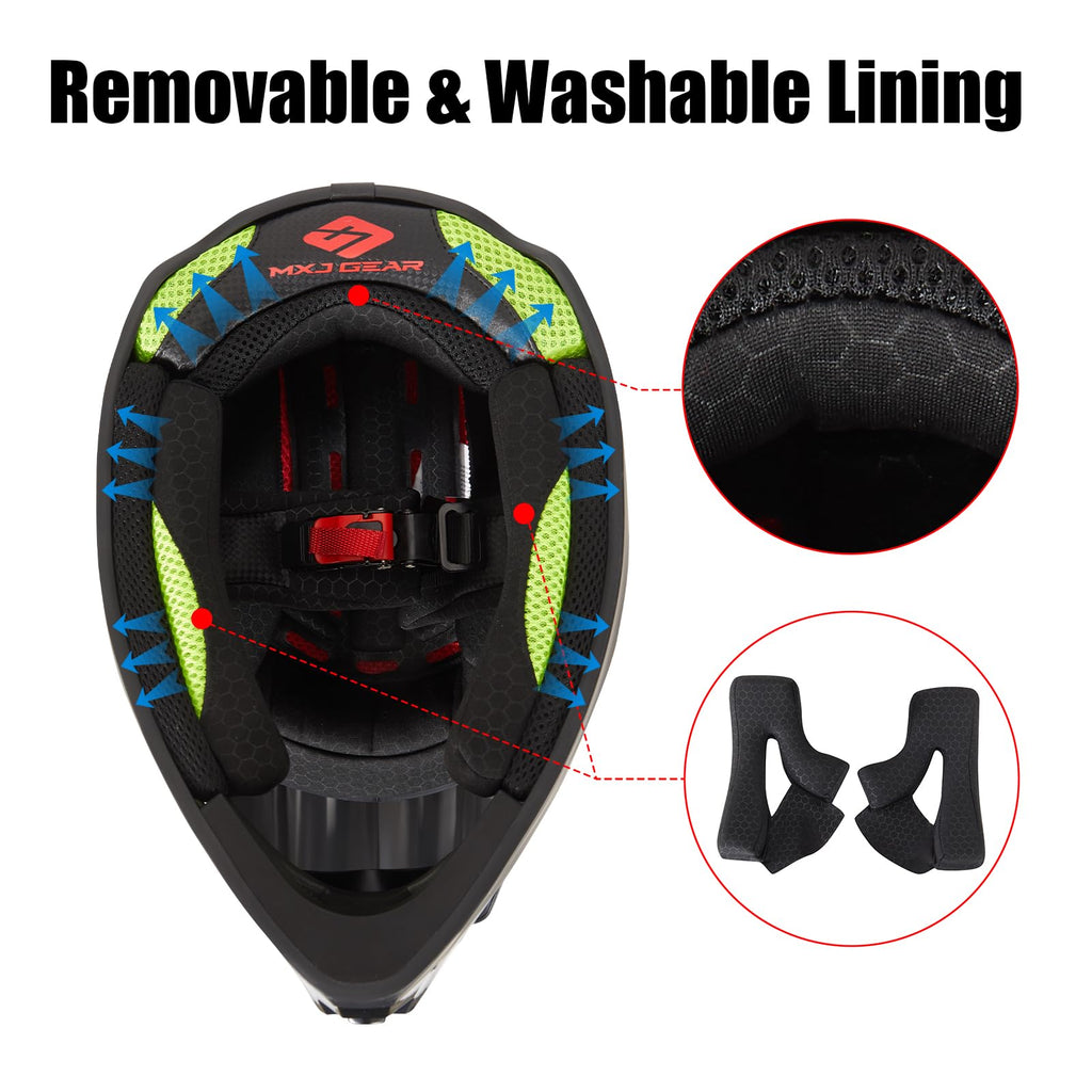 DOT Approved Full Face Motocross Helmet B8870
