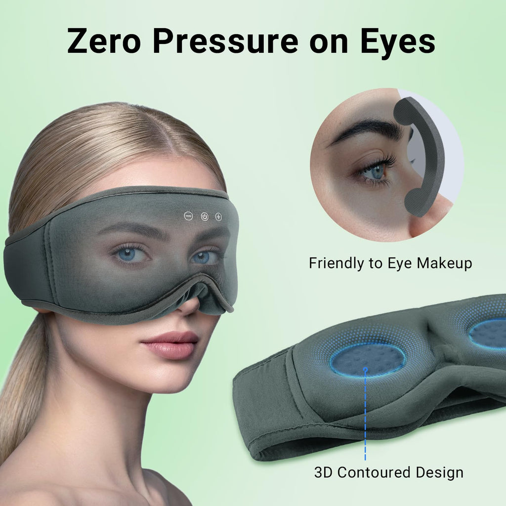 Bamboo Cotton Sleep Mask with Bluetooth Headphones R784701