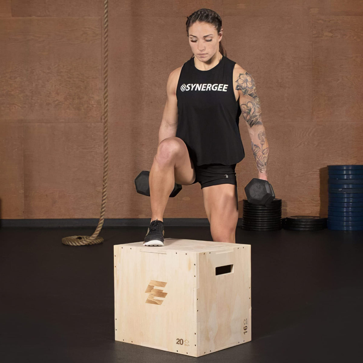 3 in 1 Wood Plyo Box Non-Slip R97881