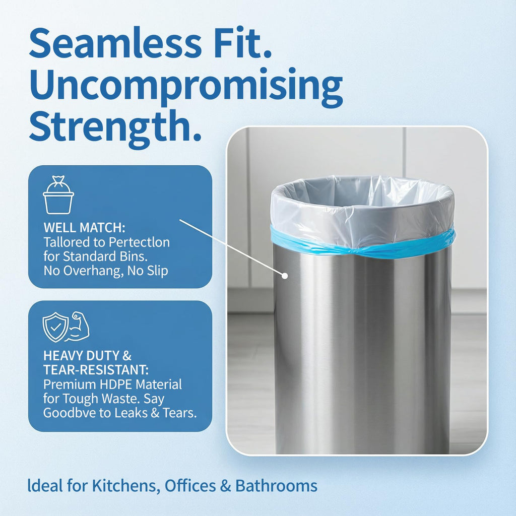 4 Gallon Drawstring Unscented Trash Bags 120 Count L965394