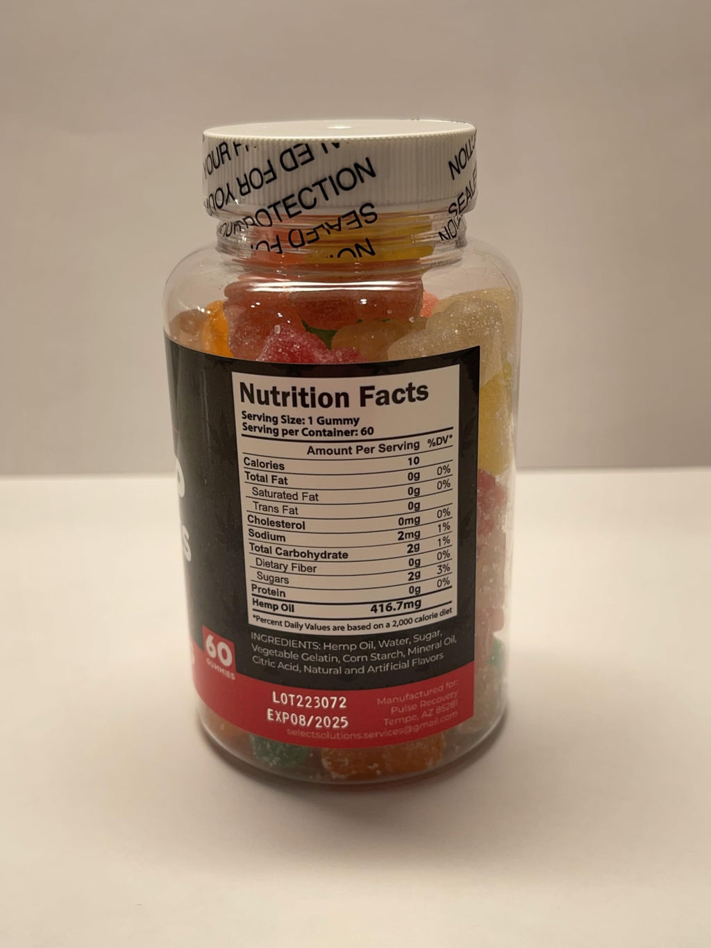 Hemp Gummies 2-Pack 120 Count D856237