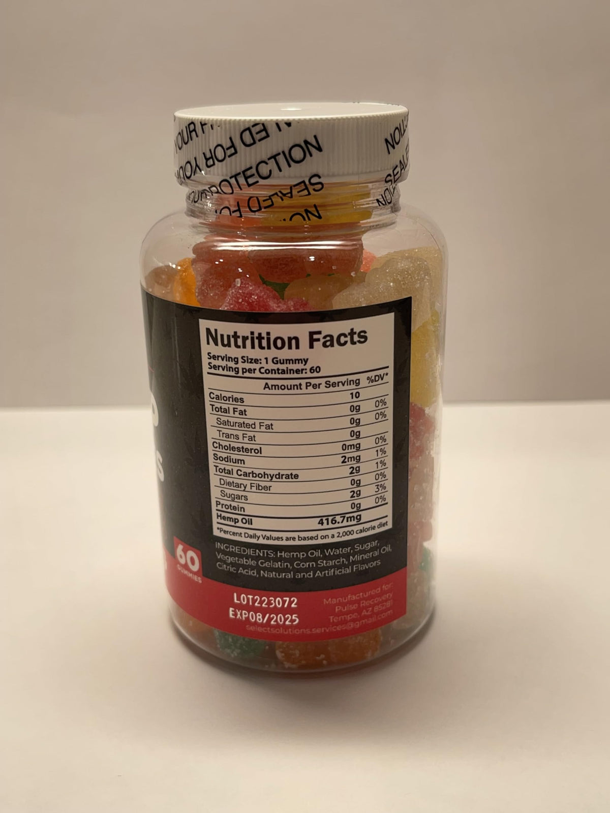 Hemp Gummies 2-Pack 120 Count D856237