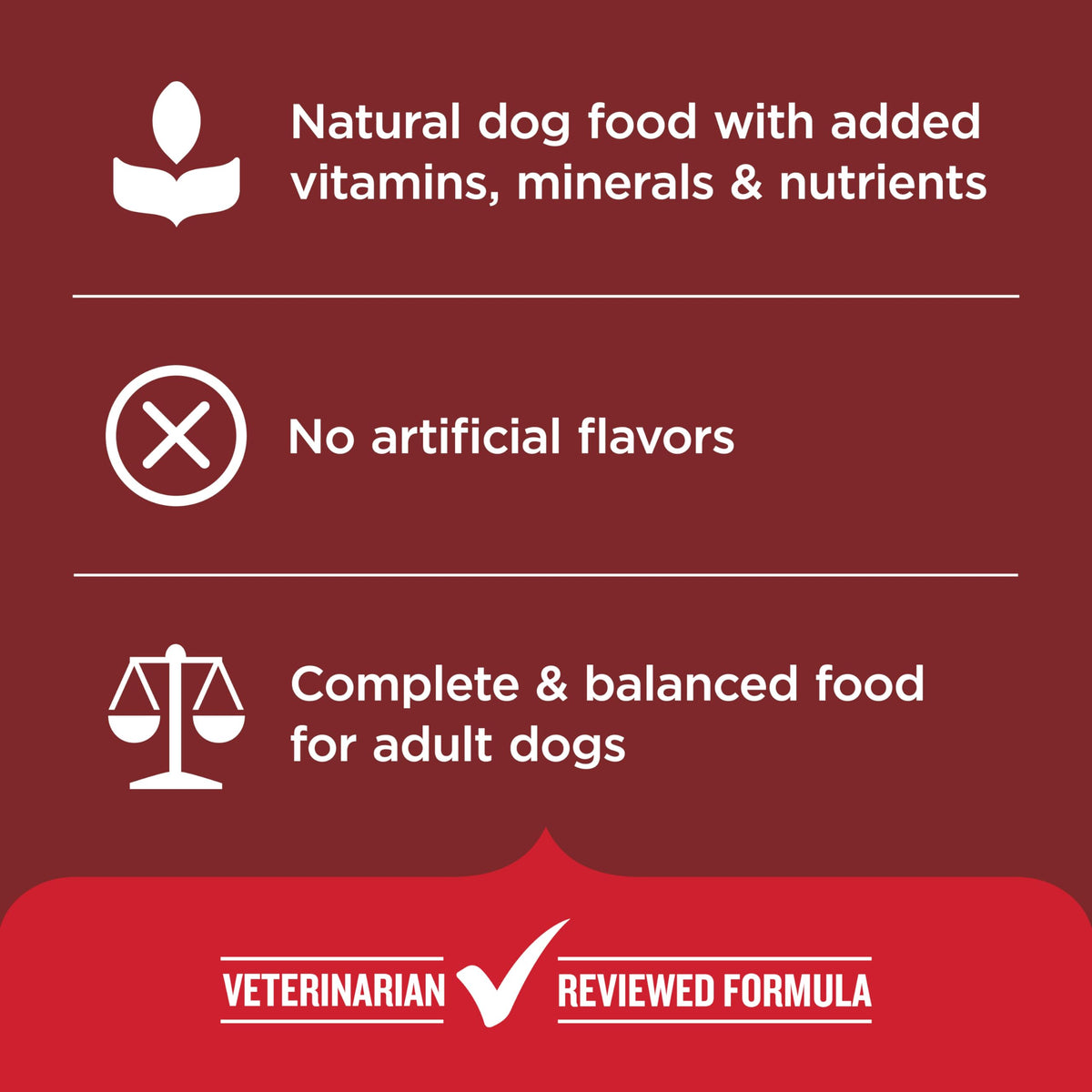 Dry Dog Food, Beef, Pea & Brown Rice, 40 lb. Bag K9671
