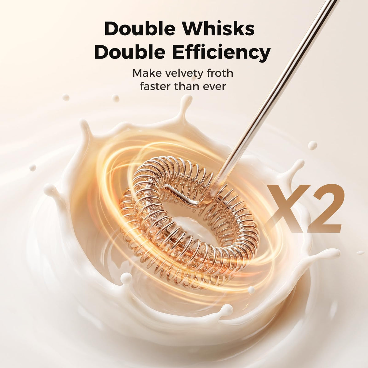 Rechargeable Handheld Milk Frother W723