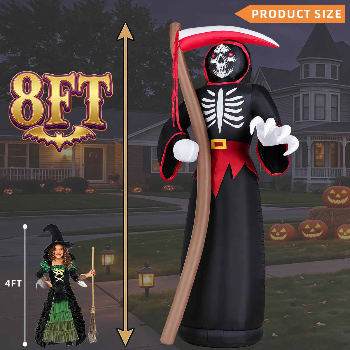 8FT LED Inflatable Outdoor Yard Decor V333